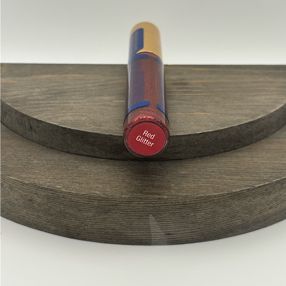 Lipsense Red Glitter Moisturizing Lip Gloss NEW Ruby Sparkling Shimmer Sparkle